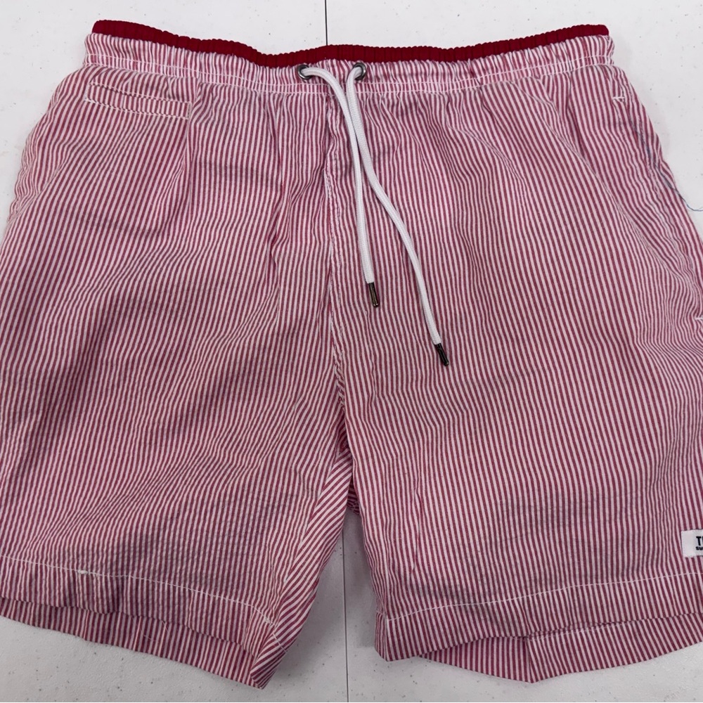 Trunks swim shorts Red and White Striped Shorts